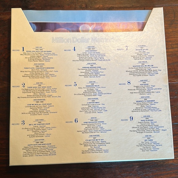 Million Dollar Memories 9 LP Box Set Variety of Artists 1941-1971 - Picture 5 of 7